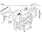 Bosch HIIP054U/05 cabinet diagram