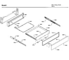 Bosch HIIP054U/05 drawer diagram
