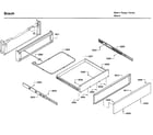 Bosch HIIP054U/06 drawer diagram