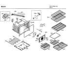 Bosch HDI7132U/01 oven diagram