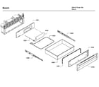 Bosch HDI7132U/05 drawer diagram