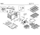 Bosch HDI7282U/02 oven diagram