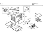 Bosch HDI7282U/04 oven diagram
