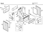 Bosch HDI7282U/04 cabinet diagram