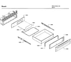 Bosch HDI7282U/04 drawer diagram