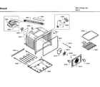 Bosch HDI7282U/05 oven diagram