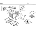 Bosch HDI7282U/07 oven diagram