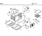 Bosch HDI7282U/09 oven diagram