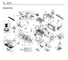 Samsung MC17J8000CS/AA-01 cabinet parts diagram
