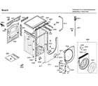 Bosch WFMC4301UC/12 cabinet diagram