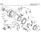 Bosch WFMC4301UC/12 drum diagram