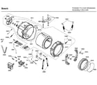 Bosch WFMC4301UC/13 drum diagram