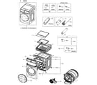 Samsung DVG60M9900V/A3-00 main assy diagram