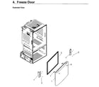 Samsung RF220NCTASG/AA-00 freezer door diagram