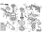 Bosch ROS65VC-5 sander diagram