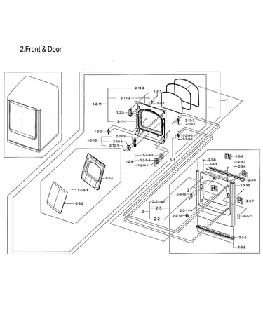 Frame front & door