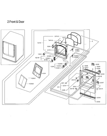 Frame front & door
