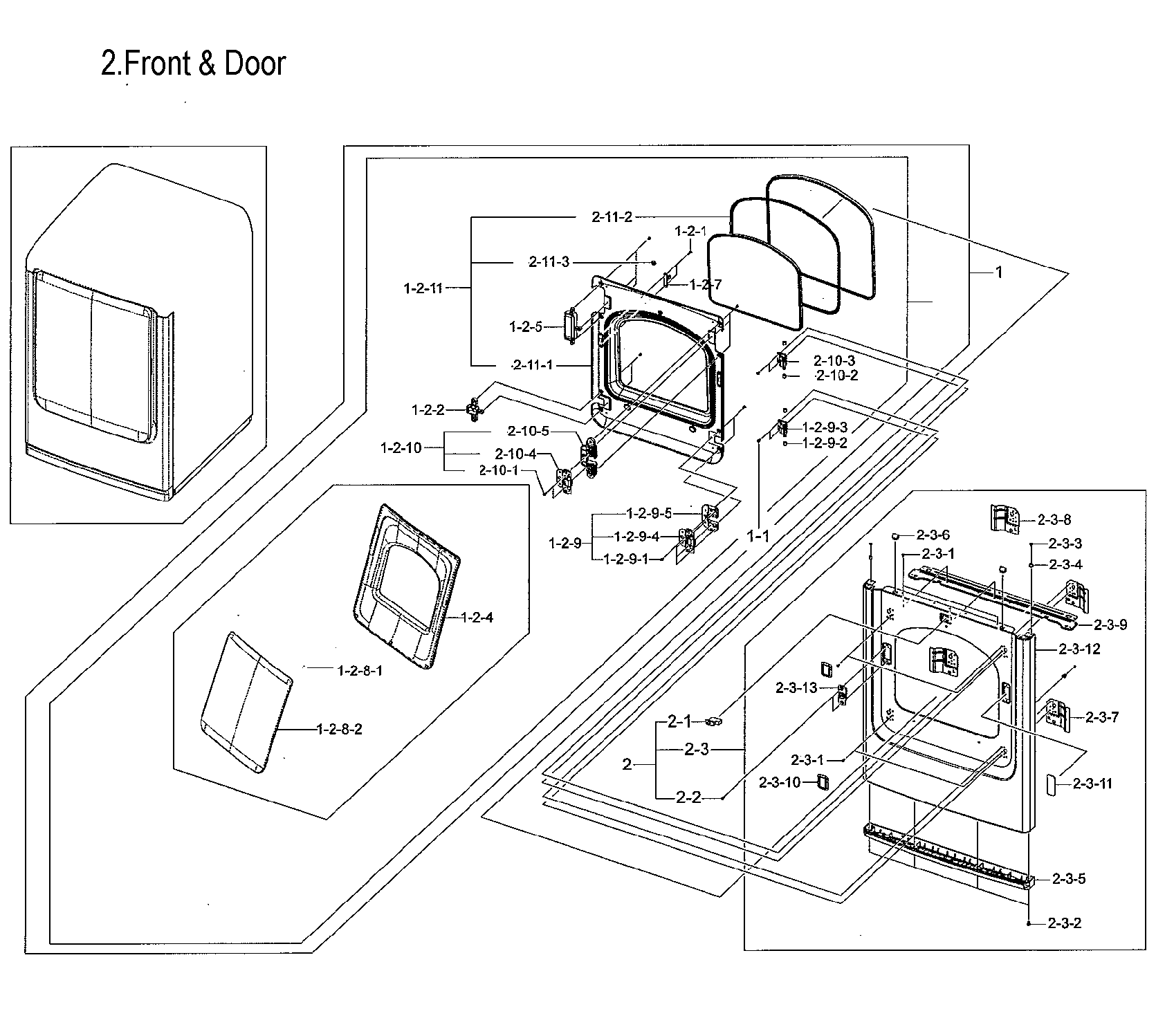 Frame front & door