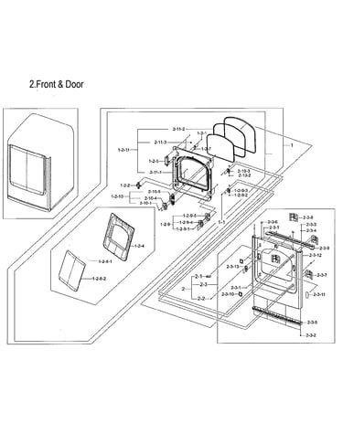 Frame front & door