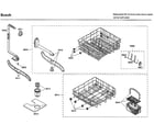 Bosch SHU33A06UC/36 rack diagram