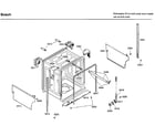Bosch SHU33A06UC/40 frame diagram