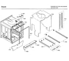 Bosch SHP53T55UC/09 frame diagram