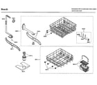 Bosch SHU33A05UC/36 rack diagram