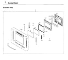 Samsung NE59M4310SB/AA-00 door diagram