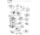 Samsung RF265BEAESG/AA-00 fridge diagram