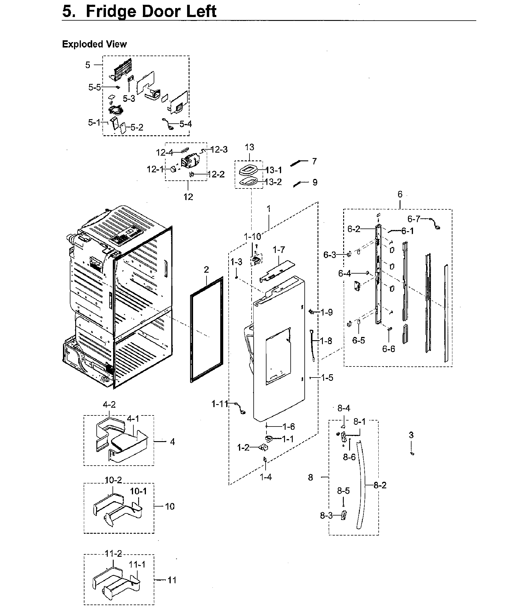 Fridge door l
