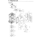 Samsung RF265BEAESR/AA-00 fridge door l diagram