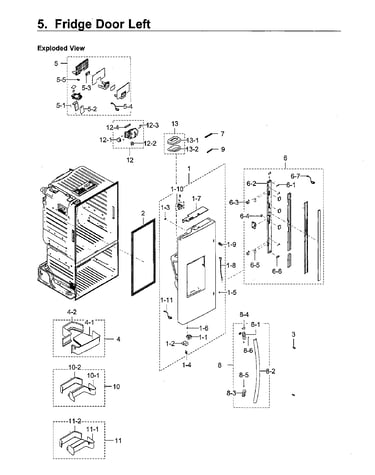 Fridge door l