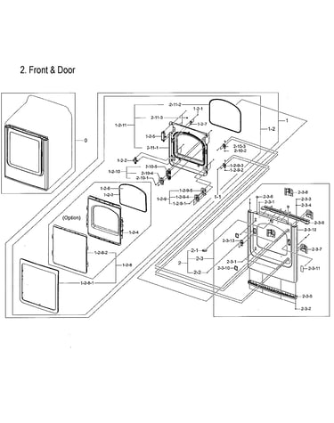Frame front & door