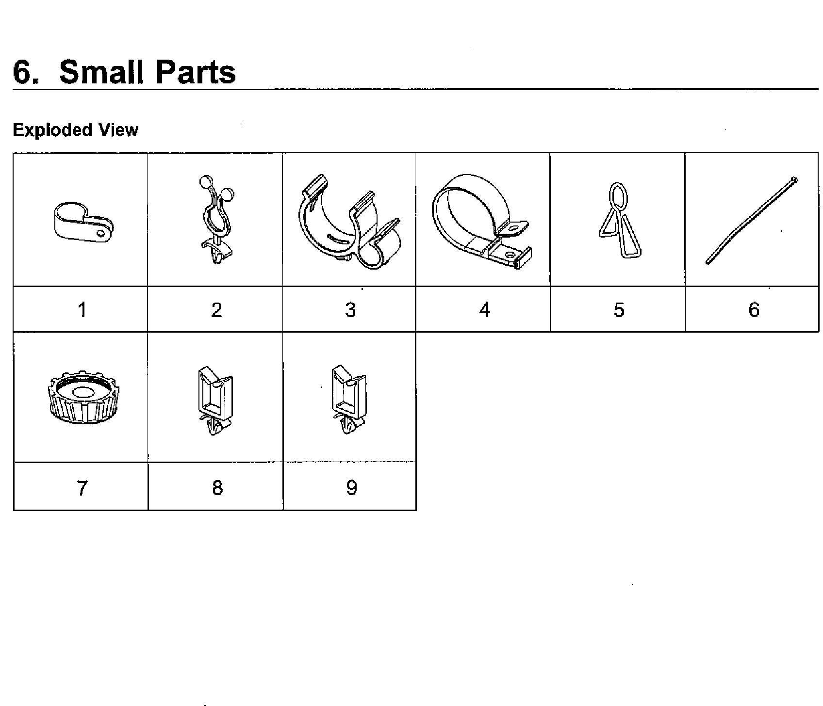 Small parts