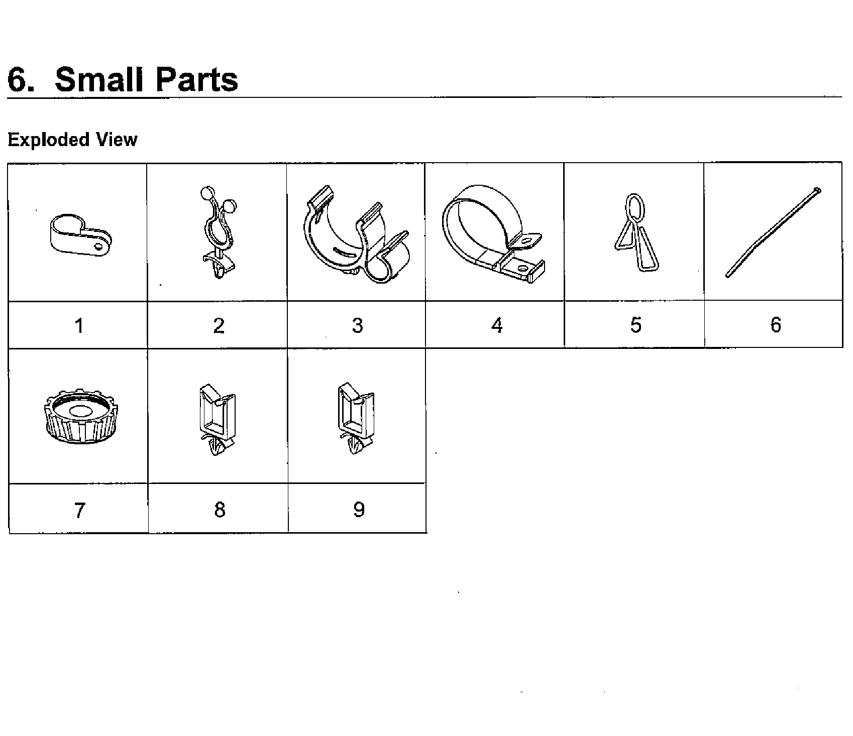 Small parts