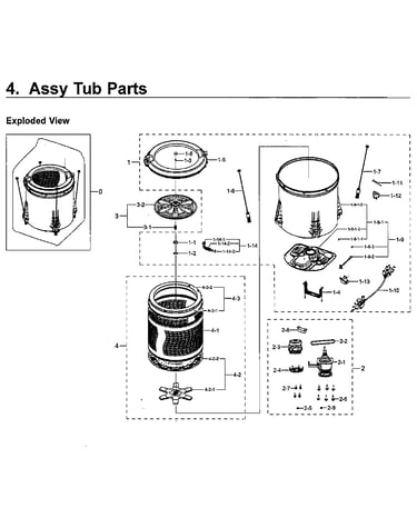 Tub parts
