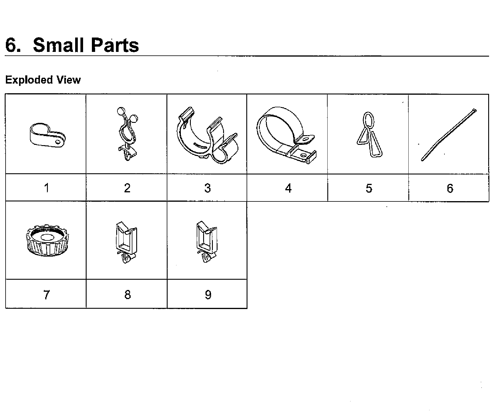Small parts