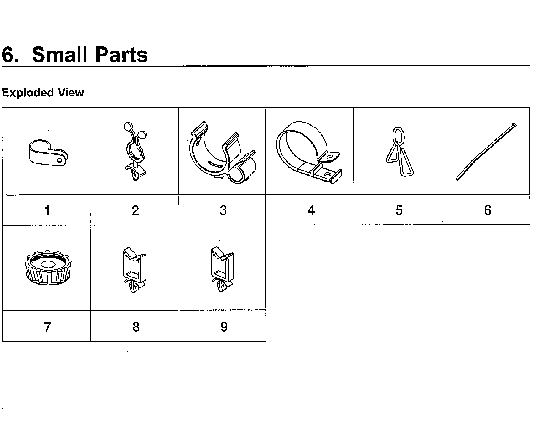 Small parts