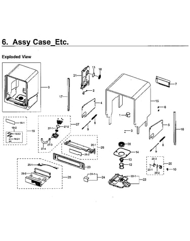 Frame & case parts