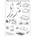 Samsung RF260BEAESG/AA-01 fridge diagram