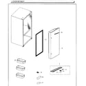 Samsung RF260BEAESG/AA-01 door-ref r diagram