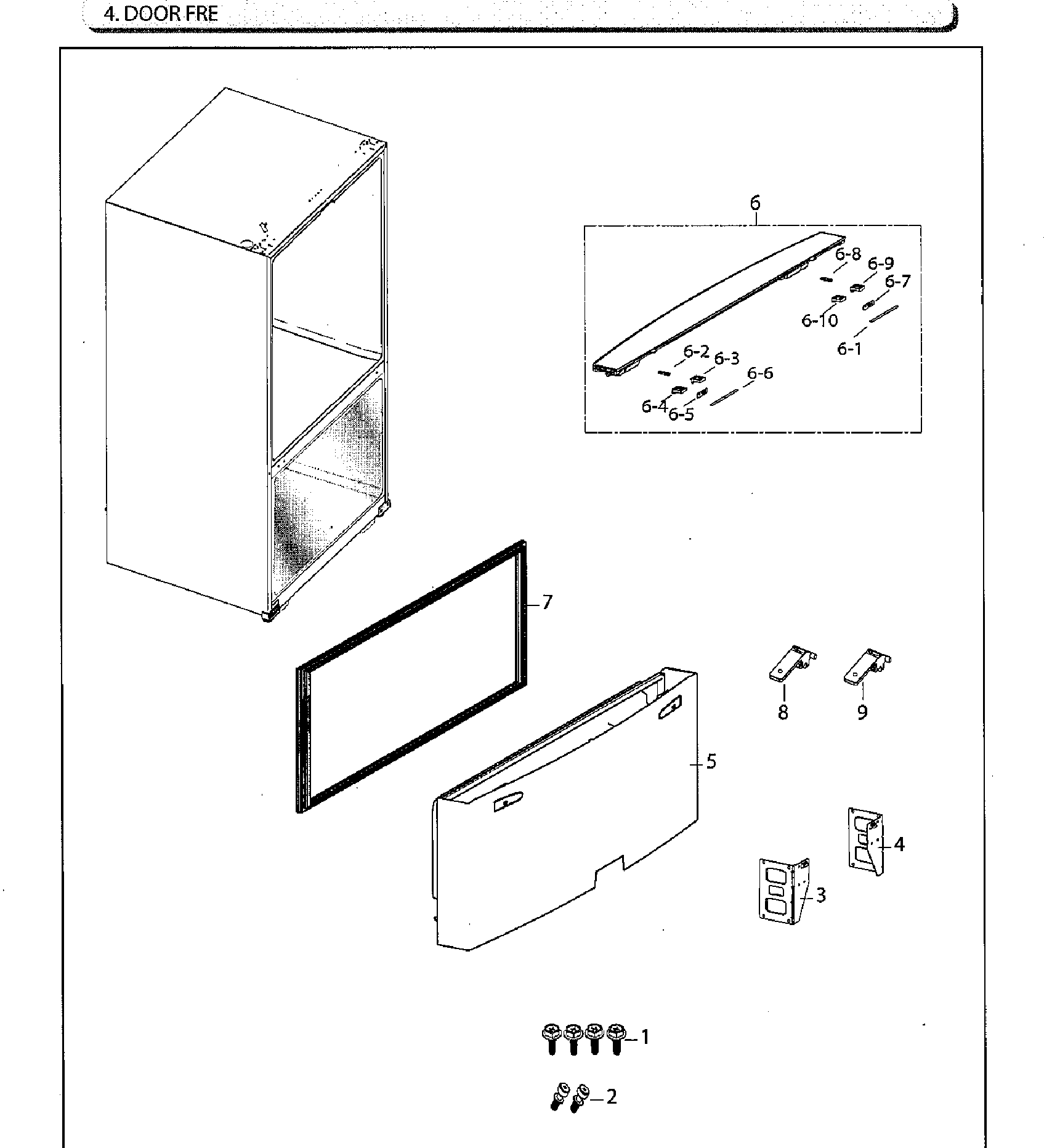 Door-freezer