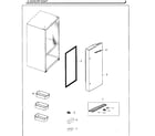 Samsung RF260BEAESG/AA-02 door-ref r diagram