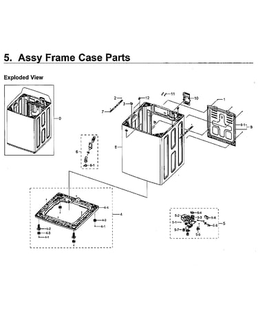 Frame case parts