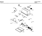 Bosch HUI54451UC/01 hood asy diagram