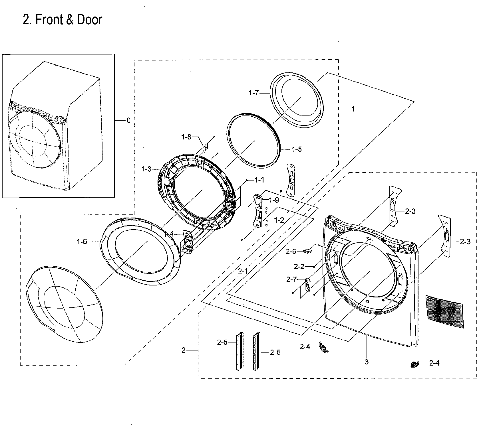 Frame front & door