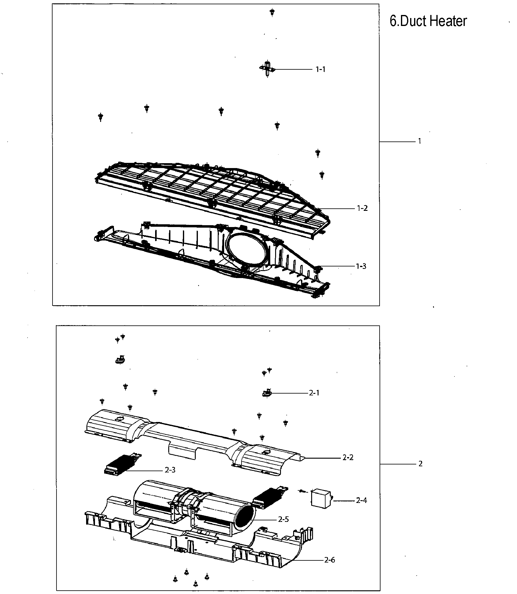 Duct exhaust& heater