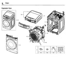 Samsung WV55M9600AV/A5-01 main asy diagram