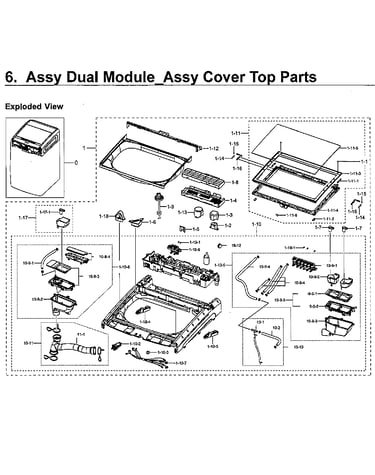 Dual module cover parts