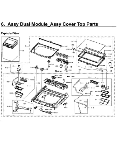 Dual module cover parts